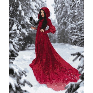 Картина за номерами Ideyka "Зимова красуня" 40х50 см (KHO4912)