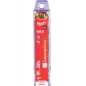 Свердло Milwaukee RedHEX HSS-G TiN 10 мм 10 шт. (4932478184)
