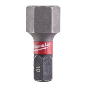 Біта для викрутки Milwaukee Shockwave Hex10 25 мм 2 шт. (4932430899)