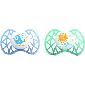 Симетрична пустушка Nuvita Air 6м + 2 шт. для хлопчика Синій (NV7081Blue)