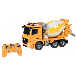 Радіокерована спецтехніка Same Toy Бетономішалка, жовта Mercedes-Benz 1:20 (E528-003) замовити в Україні