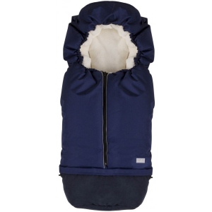 Конверт для коляски Nuvita 9845 Carryon темно-синій/замш/бежевий (NV9845CARRYONNAVYBLUE)