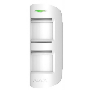 Бездротовий датчик руху Ajax MotionProtect Outdoor, Jeweller, CR123A x 2 шт White (000010641)