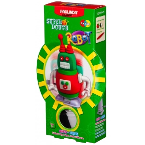 Маса для ліплення Paulinda Super Dough Robot з заводним механізмом Червоний (PL-081178-1)