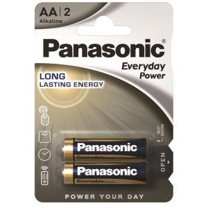 Батарейка тип AA Panasonic EVERYDAY POWER AA BLI 2 (LR6REE/2BR)