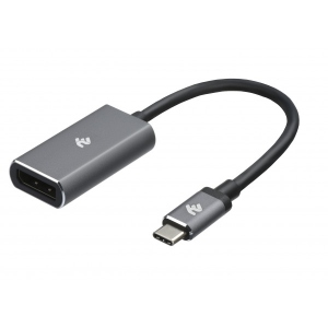 Перехідник 2E Type-C to DisplayPort Alluminum 0.2 м (2E-W1404)