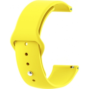 Ремінець для смарт-годинника BeCover for Xiaomi Amazfit Bip/Bip Lite/Bip S Lite/GTR 42mm/GTS/TicWatch S2/TicWatch E Yellow (706201)
