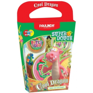 Маса для ліплення Paulinda Super Dough Cool Dragon Дракон Рожевий (PL-081378-15)