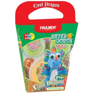 Маса для ліплення Paulinda Super Dough Cool Dragon Дракон Блакитний (PL-081378-14)