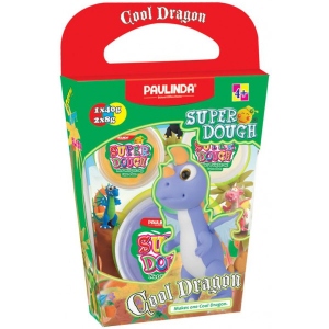Маса для ліплення Paulinda Super Dough Cool Dragon Дракон Фіолетовий (PL-081378-18)