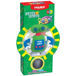 Маса для ліплення Paulinda Super Dough Robot з заводним механізмом Зелений (PL-081178-5)