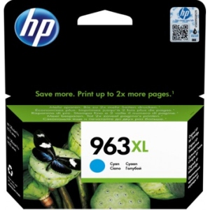 Картридж для струменевих принтерів/БФП HP 963XL High Yield HP OJ Pro 9010 /9013/9020/9023 Cyan (3JA27AE)