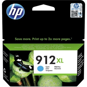Картридж для струменевих принтерів/БФП HP 912XL OJ 8014/8015/8022/8023/8024/8025 Cyan (3YL81AE)