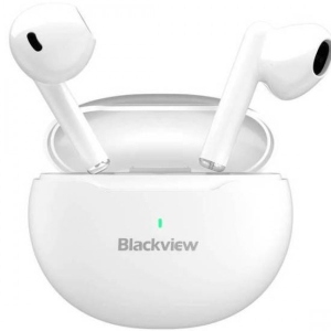 Навушники вкладиші бездротові TWS Blackview AirBuds 6 White