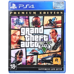 придбати Уцінка - Ігровий диск PS4 PlayStation Grand Theft Auto V Premium Edition [Blu-Ray диск] #
