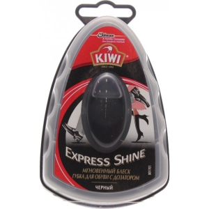 Губка для взуття Kiwi Express Shine з дозатором чорна 6 мл (5000204650051) ціни
