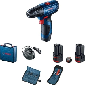 Дриль-шуруповерт Bosch 
GSR 120-LI + набір (0.601.9G8.002)