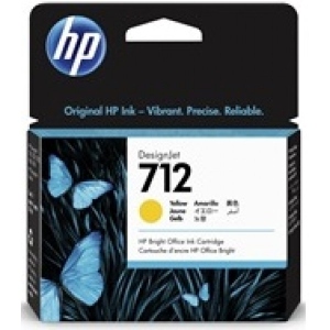 Картридж для струменевих принтерів/БФП HP No.712 DesignJet Т230/Т630 Yellow 29ml (3ED69A)