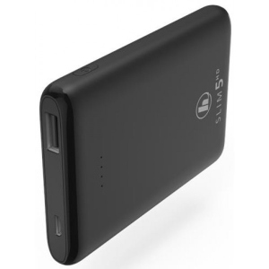 Батарея мобільна Hama Slim 5HD 5000 mAh Black (00188311)
