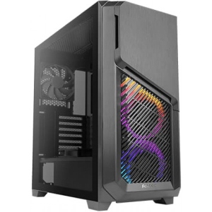 Корпус Antec DP502 FLUX Gaming, MidT,2xUSB3.0,2x120+3x120ARGB без БЖ (0-761345-80050-1)