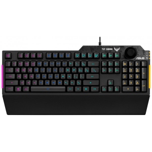 Клавіатура дротова ігрова Asus TUF Gaming K1 USB Black Ru