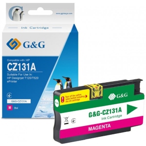 Картридж для струменевих принтерів/БФП G&G HP Designjet T120/T520 ePrinter Magenta (G&G-CZ131A)