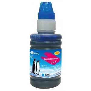 Чорнило G&G Epson L100/L200 Cyan (G&G-C13T66424A)