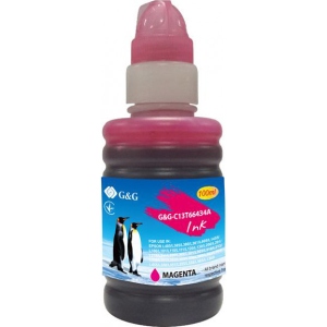 Чорнило G&G Epson L100/L200 Magenta (G&G-C13T66434A)