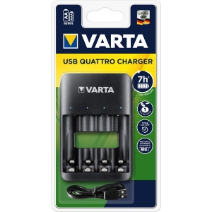 З/пристрій для акумуляторів AA/AAA Varta Value USB Quattro Charger pro 4xAA/AAA (57652101401)