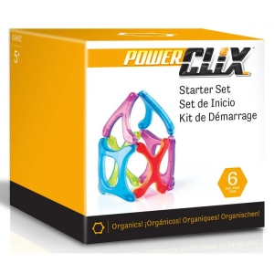 Магнітний конструктор Guidecraft PowerClix Organics Базовий набір, 6 деталей (G9482)