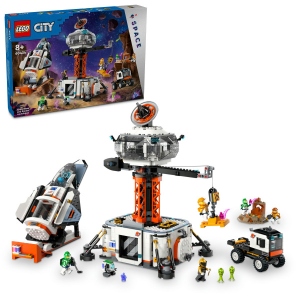 Конструктор LEGO City Космічна база й стартовий майданчик для ракети (60434)