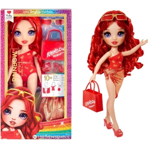 Колекційна лялька набір Rainbow High "Swim & Style" – РУБІ (з аксесуарами) (507277)