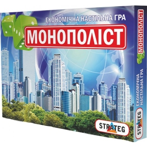 Настільна гра стратегічна (8+) Strateg Монополіст, укр (508) дешево