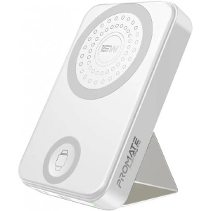 Батарея мобільна Promate 10000mAh (powermag-trio.white)
