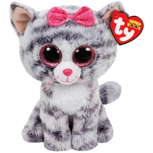 М'яка іграшка глазастик TY Beanie Boo's Кошеня "Kiki" 25 см (37075)