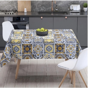 Скатертина прямокутна ТЕП Panama 160х200 см Grey provence (С-04188_29797)