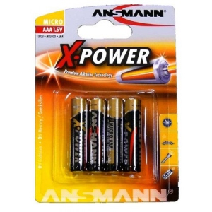Батарейка тип AAA Ansmann AAA MN2400 LR03 4 шт. (5015653)