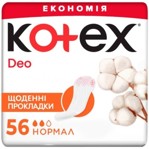 Прокладки щоденні Kotex Део Normal 56шт