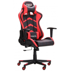 Крісло для геймерів AMF VR Racer Blaster чорний/червоний
