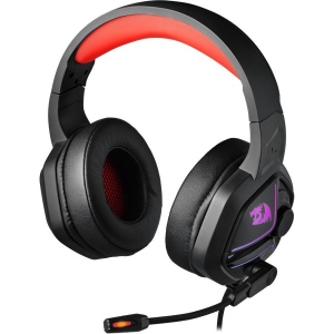 Гарнітура дротова ігрова Redragon Ajax Red+Black (77776)