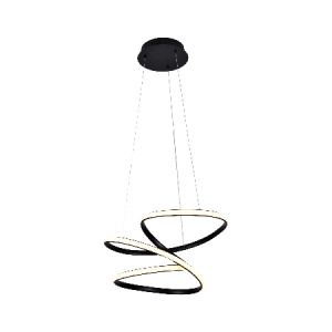 Світлодіодний світильник Miorro LED Frutto з пультом ДК та APP, 80W, 2700-6000К чорний (51-313-018)