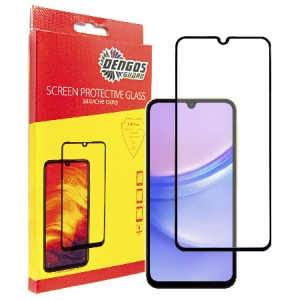 Захисне скло для смартфону DENGOS for Samsung Galaxy A05s SM-A057 Black Full Glue (TGFG-331)