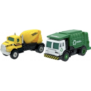Наземна будівельна техніка Tonka Бетономішалка і Сміттєвоз з піском (06024)