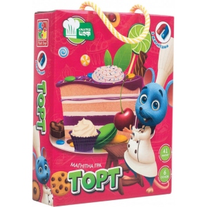 Настільна гра магнітна (3-4 роки) Vladi Toys Торт (укр) (VT3004-01)