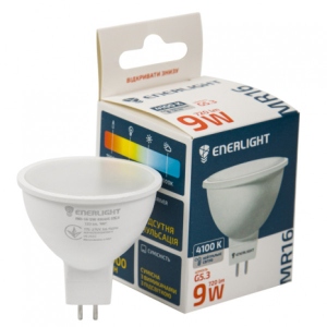 Лампочка світлодіодна Enerlight MR16 9W 4100K G5.3 (MR16G539SMDNFR)