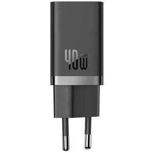 Мережевий зарядний пристрій Baseus GaN5 Pro C+C 40W Black (CCGP180101)