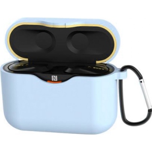 Чохол для навушників BeCover Silicon for Sony WF-1000XM3 Light Blue (705691)