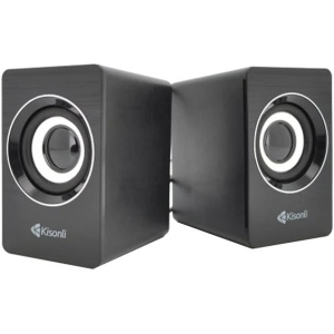 Комп'ютерна акустика звичайна 2.0 Kisonli A-707/23401 Black
