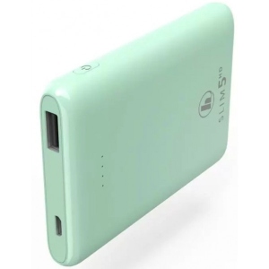 Батарея мобільна Hama Slim 5HD 5000 mAh Mint Green (00188314)