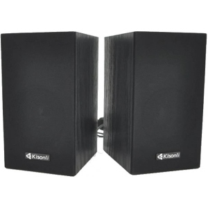 Комп'ютерна акустика звичайна 2.0 Kisonli T-011/23416 Black